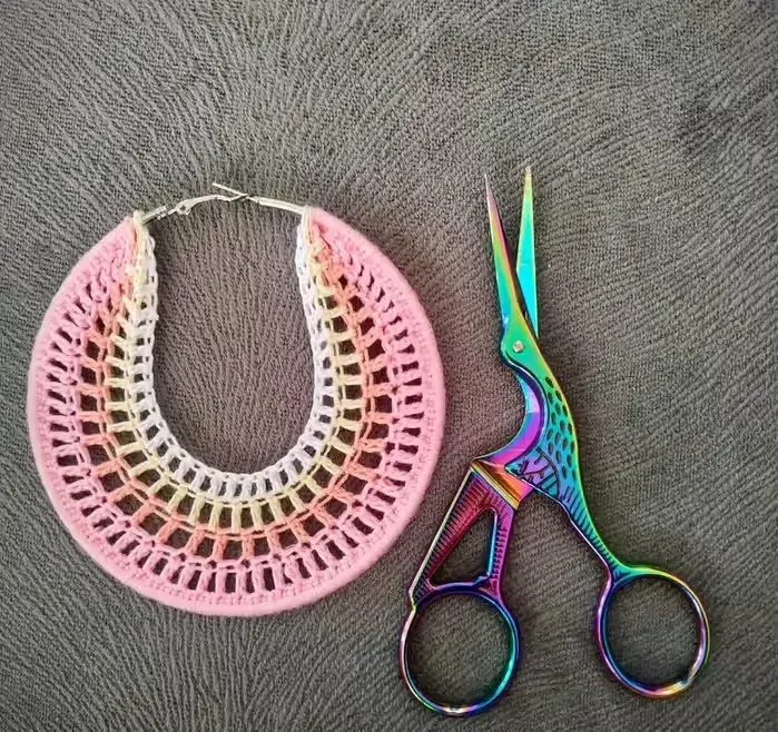 Kolczyki Boho handmade na szydełku koła — praca twórcy Kasia na Freshwall Marketplace