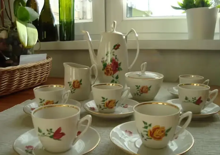 Kolekcja komplet zestaw kawowy Chodzież PRL vintage — praca twórcy Mi. na Freshwall Marketplace