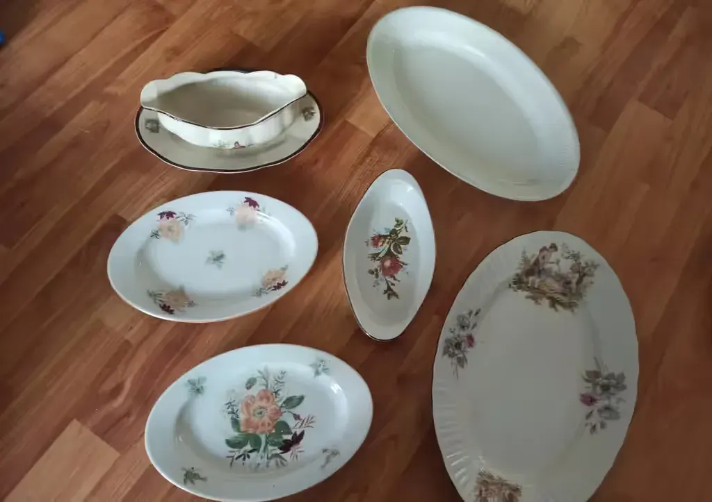 Kolekcja półmisków polska porcelana/ półmiski zestaw — praca twórcy Elżbieta na Freshwall Marketplace