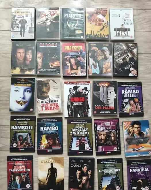 Kolekcja ponad 100 filmów i seriali DVD — praca twórcy Andrzej na Freshwall Marketplace