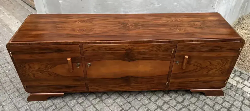 Komoda/Szafka RTV Orzech 196 Art-Deco Piękny Antyk Po Renowacji — praca twórcy Tomasz na Freshwall Marketplace
