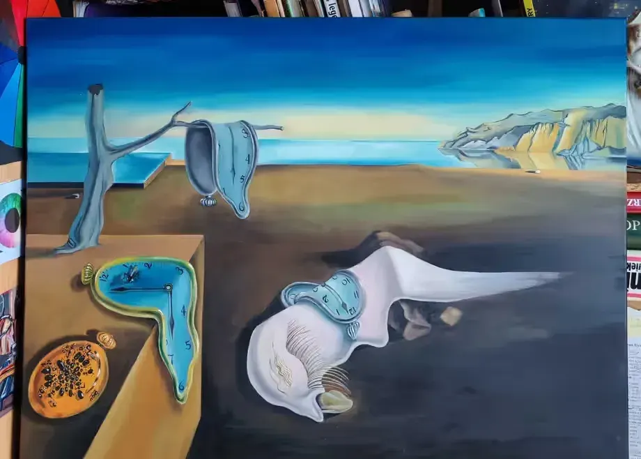 Kopia obrazu "Trwałość pamięci" Salvador Dali — praca twórcy Adelajda na Freshwall Marketplace