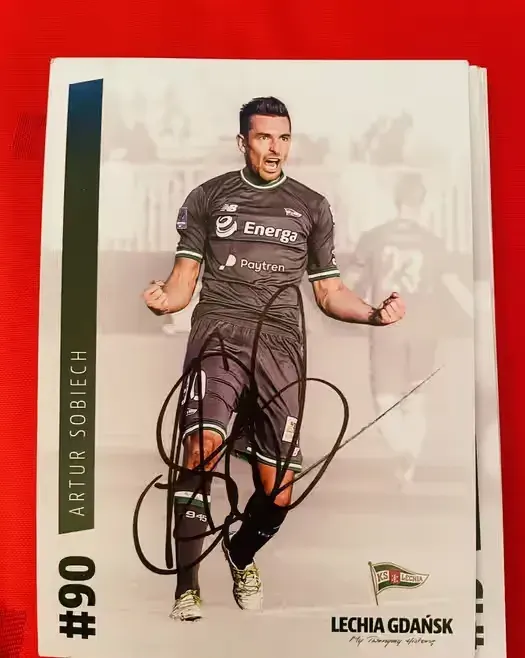 Lechia Gdańsk karty zawodnicy autografy — praca twórcy Bartek na Freshwall Marketplace