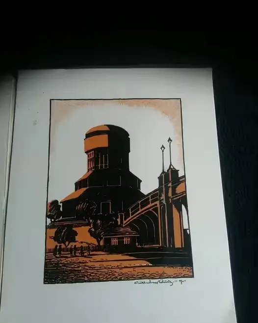 Litografie orginalne z 1928 roku Wilhelm Ludwik Rudy — praca twórcy Wojtek LJUBOMIR na Freshwall Marketplace