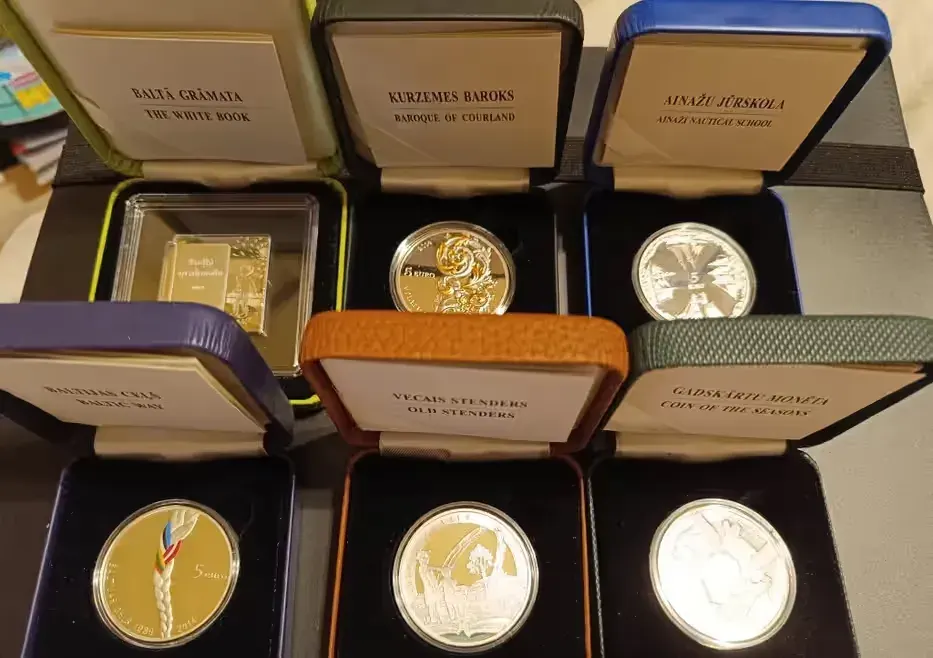 Łotwa 5 Euro komplet 2014 cały kompletny rocznik — praca twórcy Szymon na Freshwall Marketplace