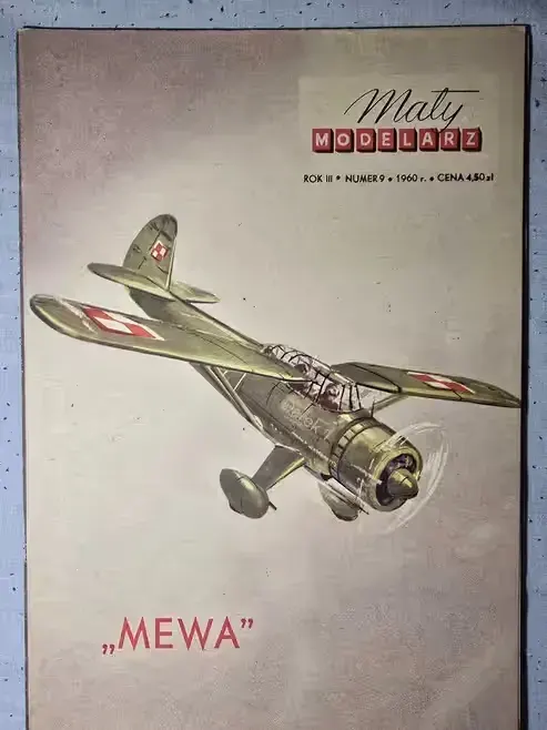 LWS-3 MEWA Mały Modelarz 9/1960 MM 9/60 — praca twórcy Darek na Freshwall Marketplace