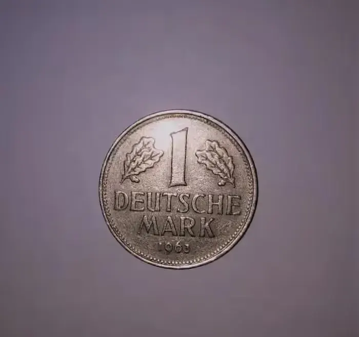 Moneta 1 deutsche mark 1963 J — praca twórcy Joanna na Freshwall Marketplace