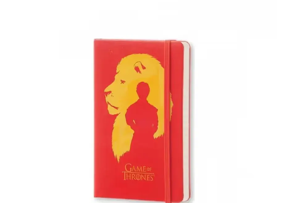 Notatnik w linie A6 - Moleskine - Game Of Thrones, czerwony — praca twórcy Jurek na Freshwall Marketplace