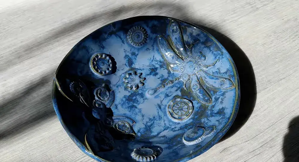 Nowa niepowtarzalna ceramiczna duża patera — praca twórcy Małgorzata na Freshwall Marketplace