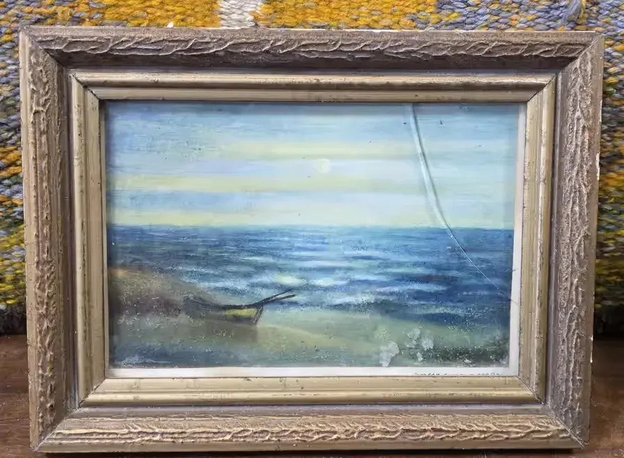 Obraz, akwarela, Ryszard Głowienki 1988r. — praca twórcy Maciej Majcher na Freshwall Marketplace