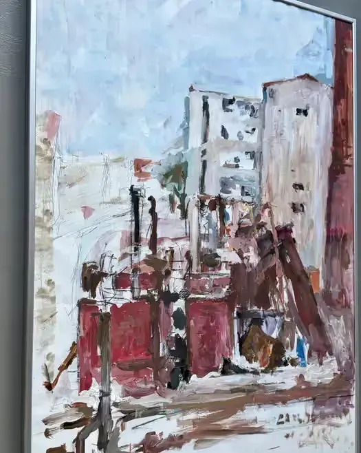Obraz Jerzy Kozłowski - Berlin 1986 Kreuzberg. Schlesische 27 - Kultowa lokalizacja. Ekspresjonizm, Duży Format Ekspresja. Okazja dla Kolekcjonera! — praca twórcy ArtCollector na Freshwall Marketplace