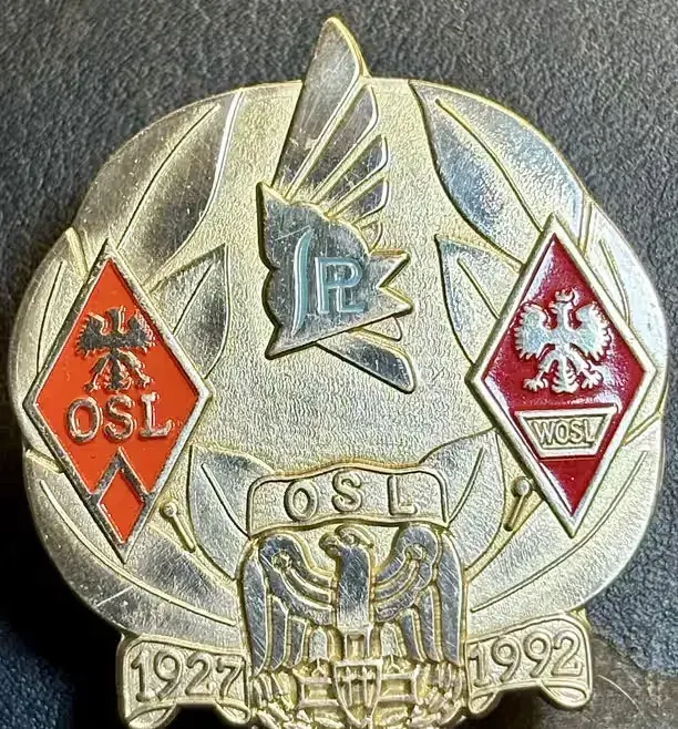Odznaka Pamiątkowa Szkoły Orląt 1992 rok OSL i WSOL — praca twórcy AntykwariatCzasu na Freshwall Marketplace