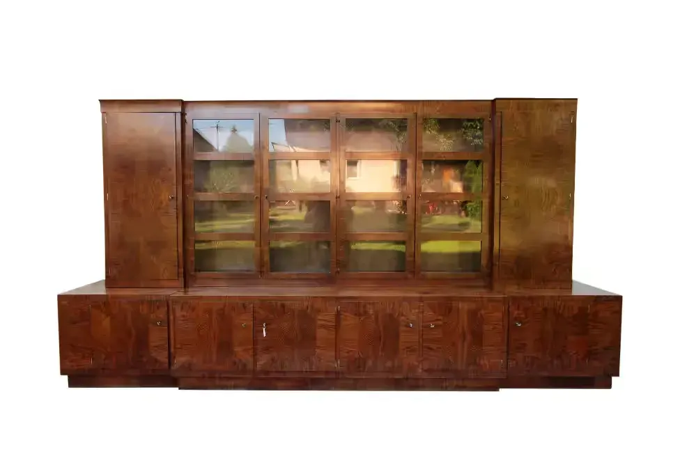 Ogromna zabudowa biblioteczna ART DECO,  biblioteka 1930 rok — praca twórcy Gregor na Freshwall Marketplace