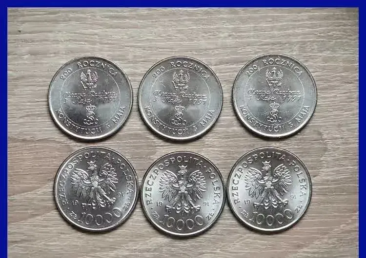 Okolicznościowe monety - 200 Rocznica Konstytucji 3maja (20 sztuk) — praca twórcy Agnieszka na Freshwall Marketplace