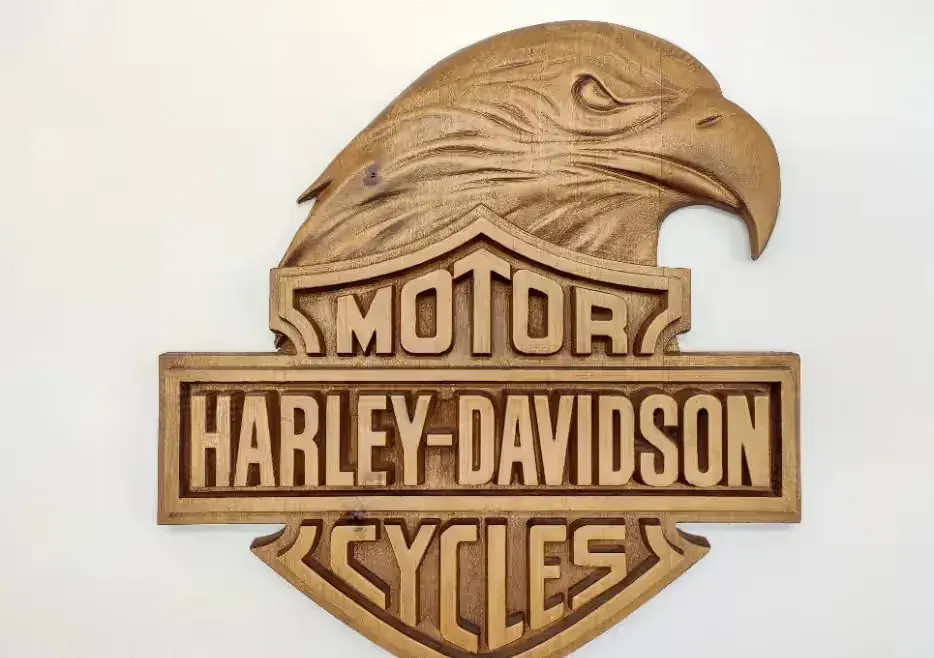 Orzeł Harley Davidson obraz,rzeźba.Prezent dla harleyowca,motocyklisty — praca twórcy Włodek na Freshwall Marketplace