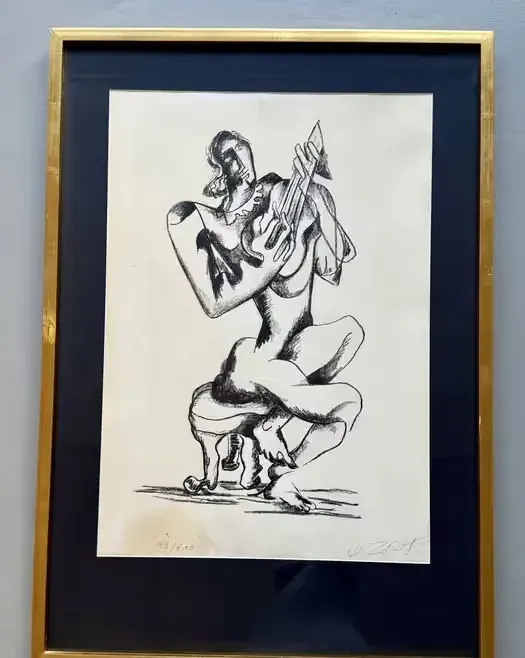 Ossip ZADKINE – Kubizm. Oryginalna Litografia Sygnowana Ołówkiem. Unikatowy Nakład, Papier BFK Rives. Luksusowa Oprawa 72x102cm Klasyka Modernizmu Top — praca twórcy ArtCollector na Freshwall Marketplace