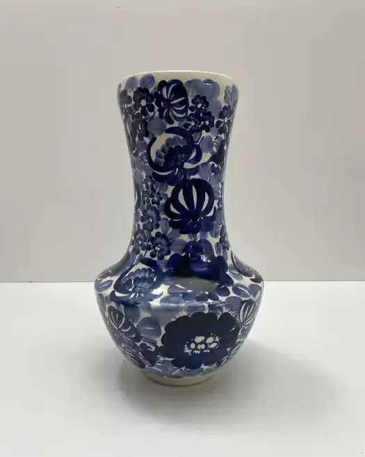 Piekny ogromny wazon wloclawek, stara porcelana polska — praca twórcy Bru na Freshwall Marketplace