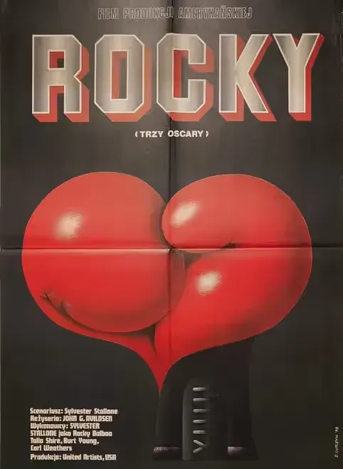 Plakat kinowy Rocky oryginał Lutczyn 78r. — praca twórcy Maciek na Freshwall Marketplace