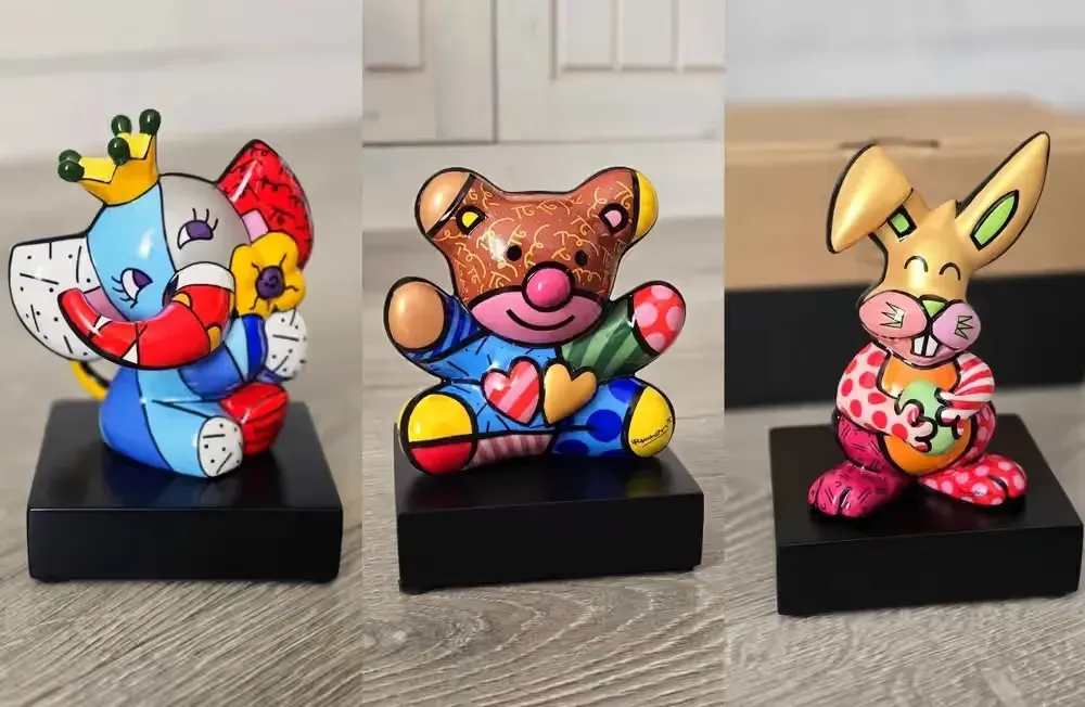 1szt porcelanowa figurka Britto Goebel spring słoń miś królik dekoracja ozdoba kolekcjonerska — praca twórcy Witam na Freshwall Marketplace