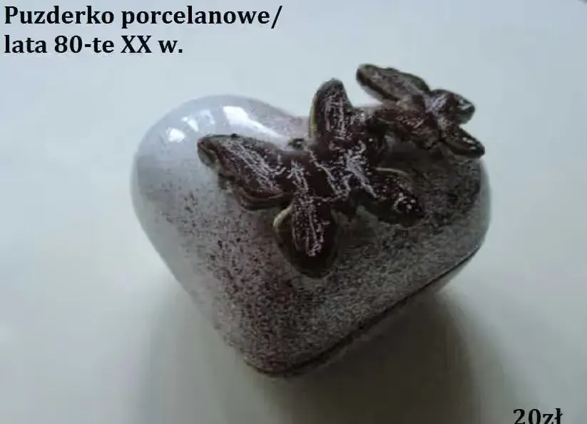 Porcelanowe puzderko z motylami / porcelana / ceramika / puzderko — praca twórcy bea na Freshwall Marketplace