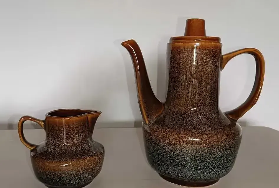 porcelit Mirostowice Agat dzbanek mlecznik  (kpl.) 1968 PRL — praca twórcy meduza na Freshwall Marketplace