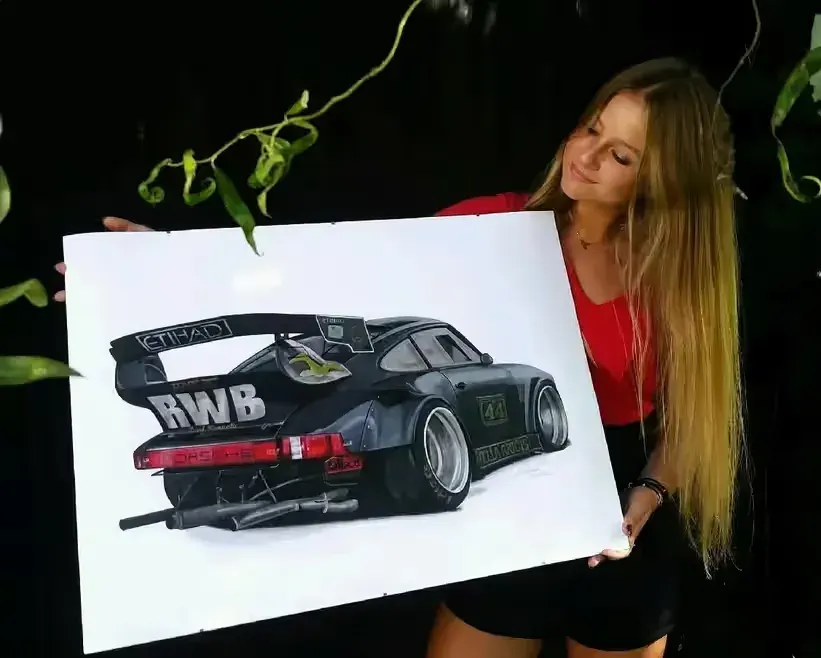 Portret rysunek na zamówienie,  samochód, postaci z gier, fantasy — praca twórcy Zuzanna na Freshwall Marketplace