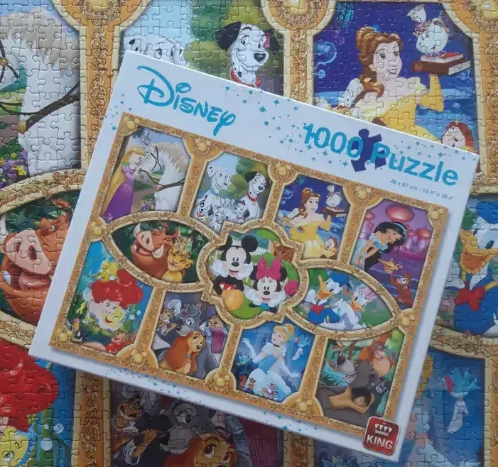 Puzzle 1000 King Disney Aladyn Disney Mała Syrenka Król Lew Roszpunka — praca twórcy Anka na Freshwall Marketplace