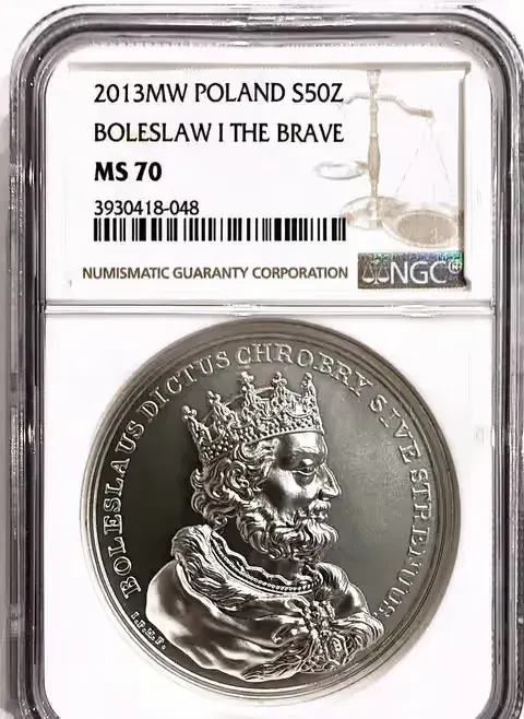 Skarby Stanisława Augusta - Bolesław Chrobry - 2013 - NGC MS70 — praca twórcy Paweł na Freshwall Marketplace