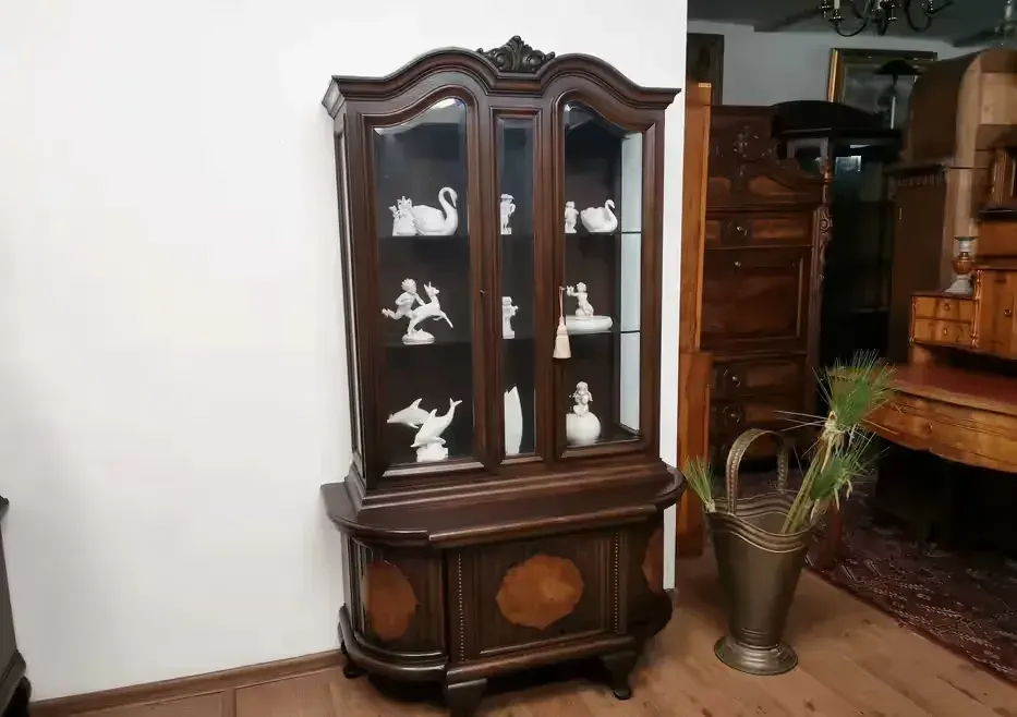Śliczna dębowa witryna biblioteczka antyk 801/2025 — praca twórcy Jakub na Freshwall Marketplace