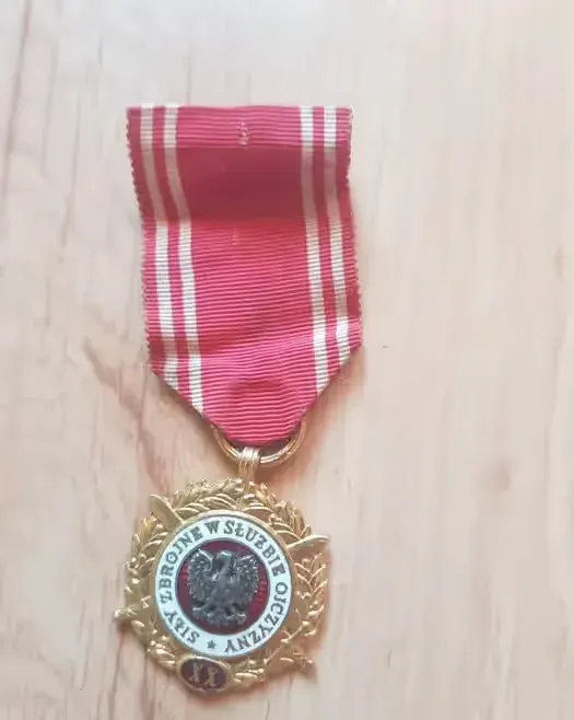 Sprzedam złoty medal Sily zbrojne w służbie ojczyzny XX — praca twórcy Sprzedajacy na Freshwall Marketplace