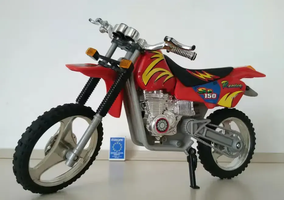 stara zabawka PRL duży motor terenowy cross 125 / 150 KTM Honda Yamaha — praca twórcy Mefiu na Freshwall Marketplace