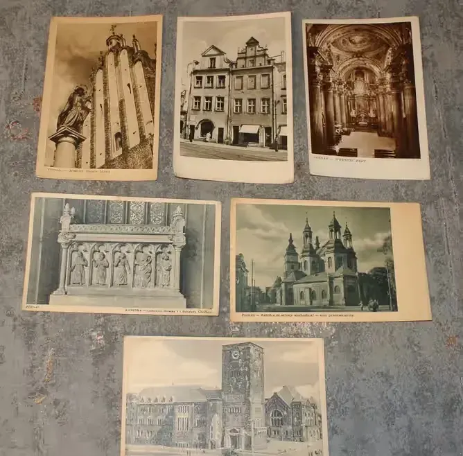 Stare Pocztówki - Poznań - zestaw 6 sztuk — praca twórcy Grzegorz na Freshwall Marketplace