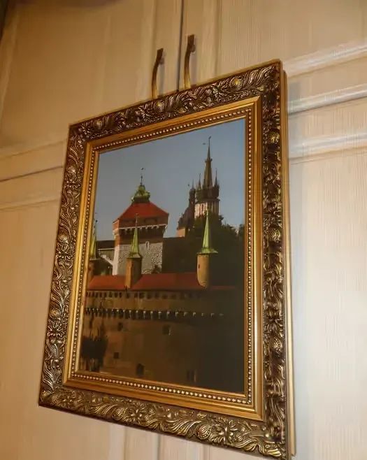 Stary Obraz kopia w ładnej ramie 50 x 40 cm — praca twórcy Jan na Freshwall Marketplace