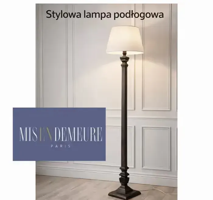 Unikat: Żeliwna lampa podłogowa Mis en Demeure (Francja) — praca twórcy Marta na Freshwall Marketplace