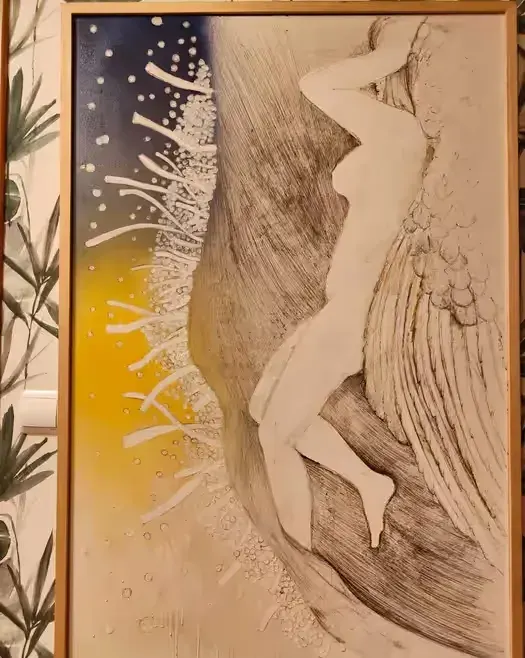 "Uriel" obraz na płótnie — praca twórcy Hanna na Freshwall Marketplace