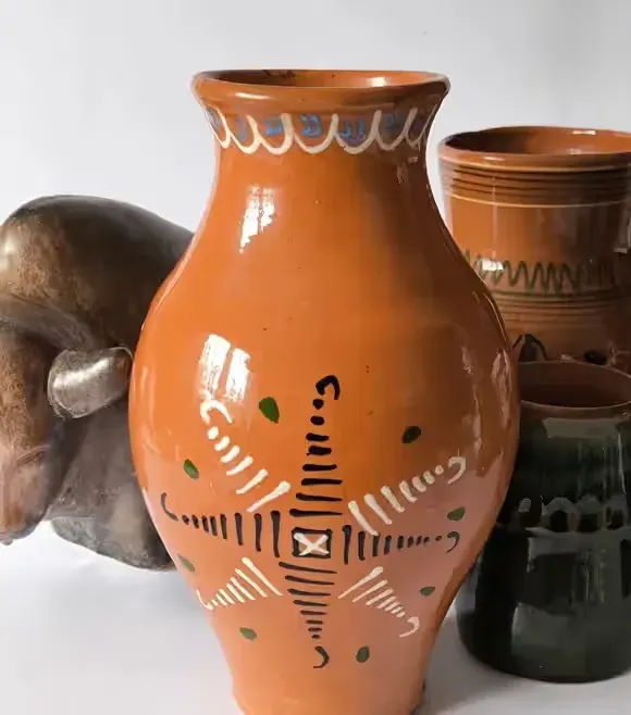 Wazon piękna stara ceramika Chmielno 30 cm — praca twórcy Marzena na Freshwall Marketplace