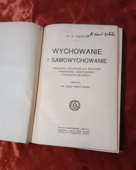Wychowanie i samowychowanie - stara książka przedwojenna — praca twórcy adidaro1313 na Freshwall Marketplace