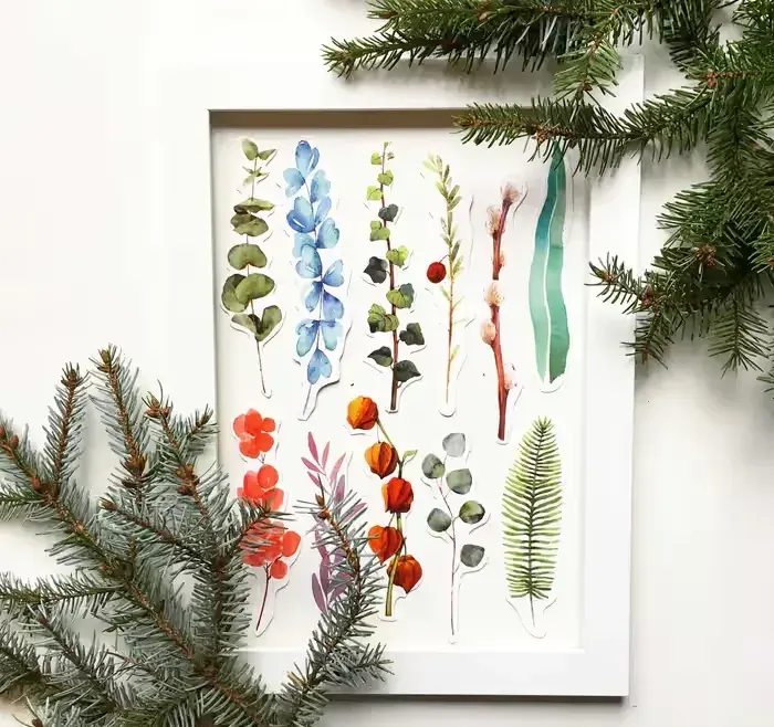 Zestaw (58 sztuk) do scrapbookingu DIY Vintage bullet journal zakładki — praca twórcy Ania na Freshwall Marketplace