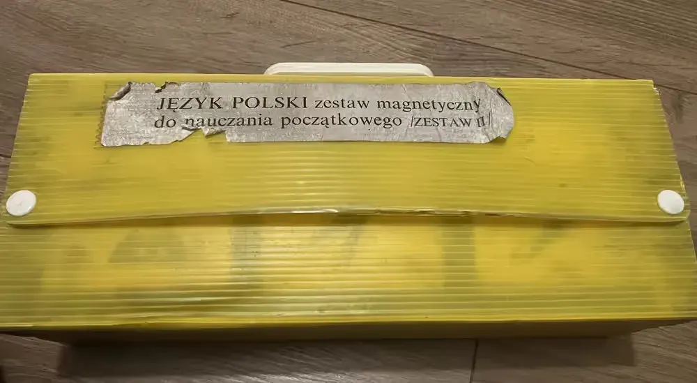 Zestaw magnetyczny literki nauczanie początkowe — praca twórcy Justyna na Freshwall Marketplace