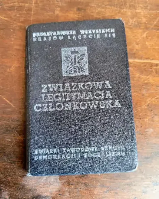 Związkowa legitymacja członkowska 1936 — praca twórcy Krzysztof na Freshwall Marketplace