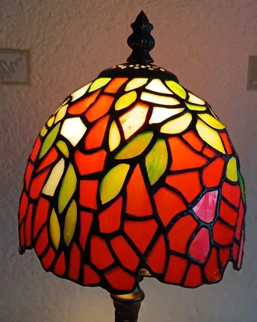 Lampa ,, Tiffany " witrażowa - Vintage — praca twórcy Jacek W. na Freshwall Marketplace