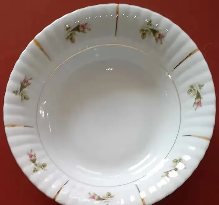 Chodzież porcelana półmisek Iwona złocona róża — praca twórcy Jacek P. na Freshwall Marketplace