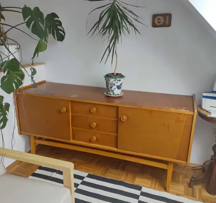 Kultowa komoda/szafka Bilea z Rumunii/ PRL — praca twórcy Mariusz K. na Freshwall Marketplace