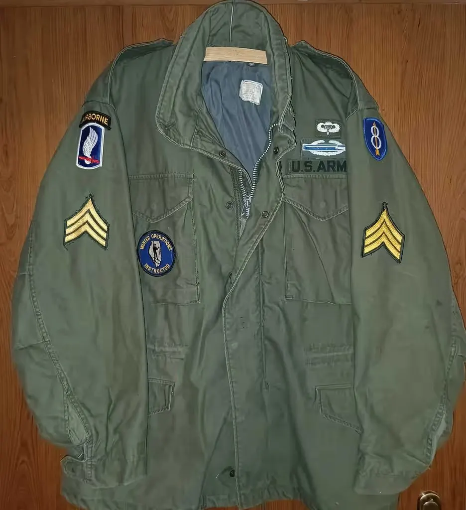 Kurtka US Army Airborne m65 kontraktowa NAM Bonham — praca twórcy Katarzyna W. na Freshwall Marketplace