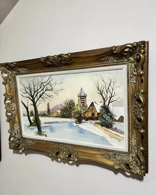 Obraz 1957r olejny na płótnie — praca twórcy Zenek na Freshwall Marketplace