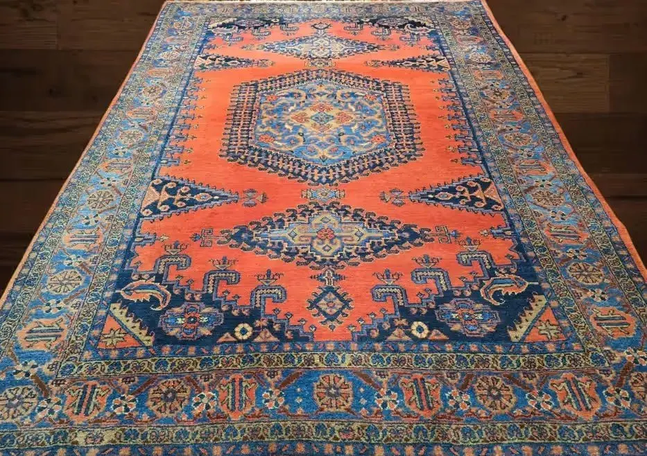 Geometryczny perski dywan Wiss z Iranu - Rękodzieło - 250 x 365 cm — praca twórcy Gallery-Rugs na Freshwall Marketplace