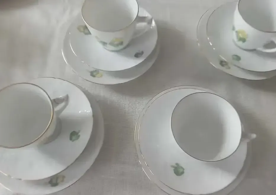 Porcelana  duńska komplet kawowy   B i G  Danmark gratka dla kolekcjon — praca twórcy Mmm na Freshwall Marketplace