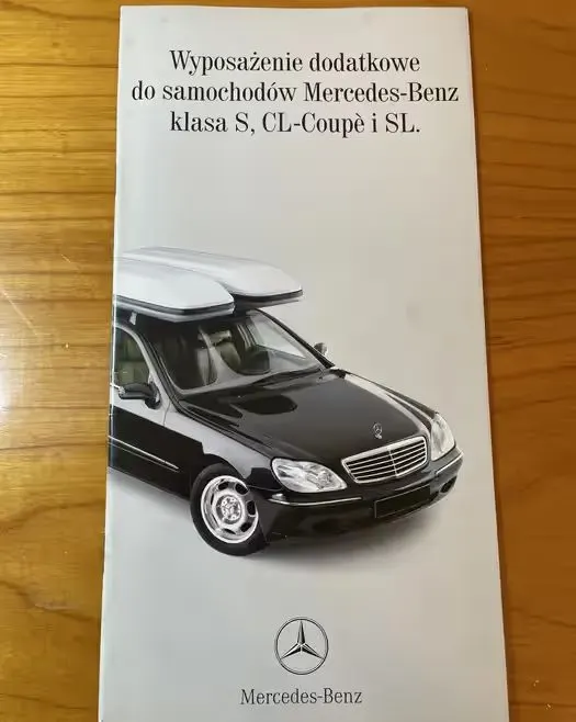 Prospekt wyposażenie dodatkowe do samochodów mercedes-benz klasa s sl — praca twórcy Robert na Freshwall Marketplace