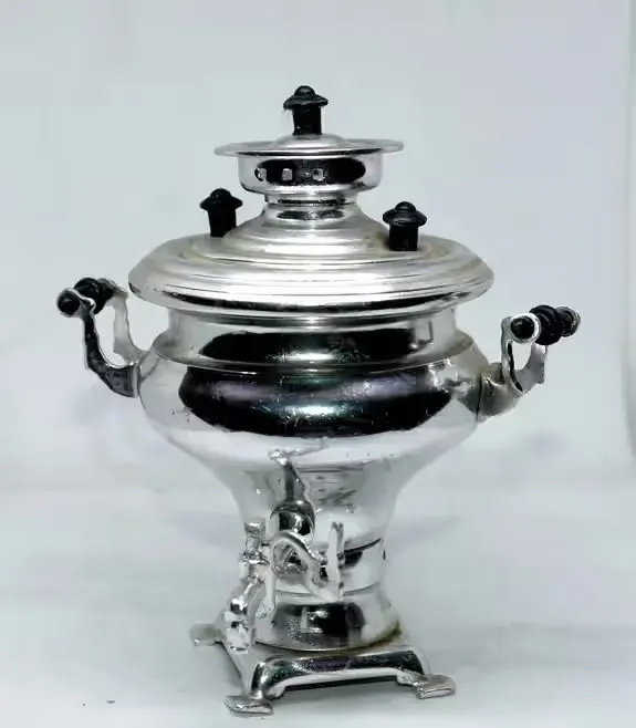 Samowar miniatura pamiątka ZSRR stal nierdzewna dekoracja vintage PRL — praca twórcy IG88 na Freshwall Marketplace