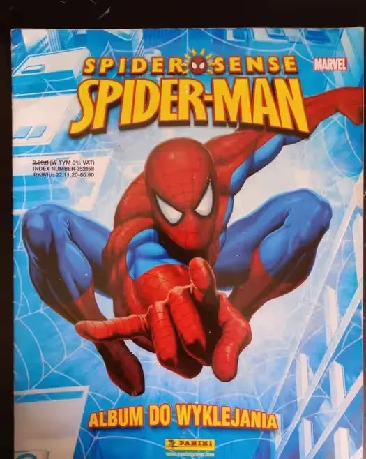 Spider-Man album z naklejkami Panini (Spider Sense) — praca twórcy Dominik na Freshwall Marketplace